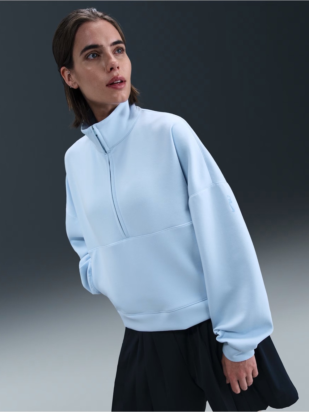Nike 24.7 ImpossiblySoft Long Sleeve Studio 1/2 Zip